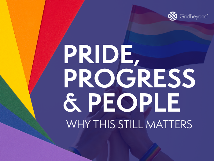 Blog header image with pride flag colours